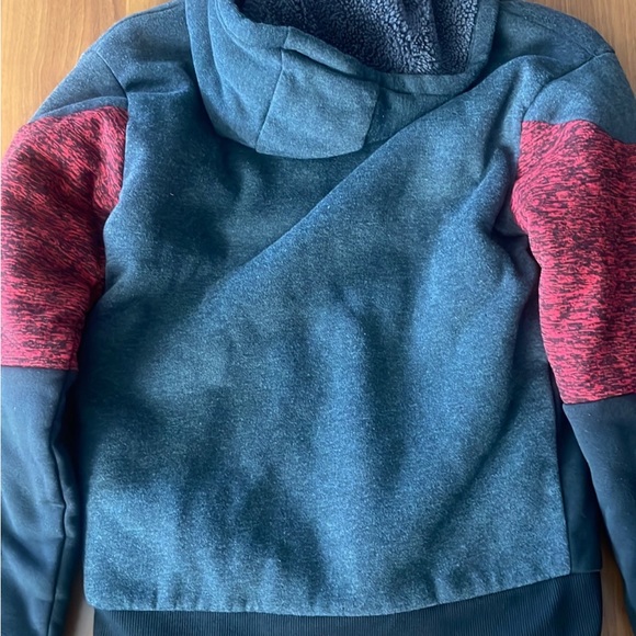 Zip up cozy hoodie jacket boys - Picture 2 of 3